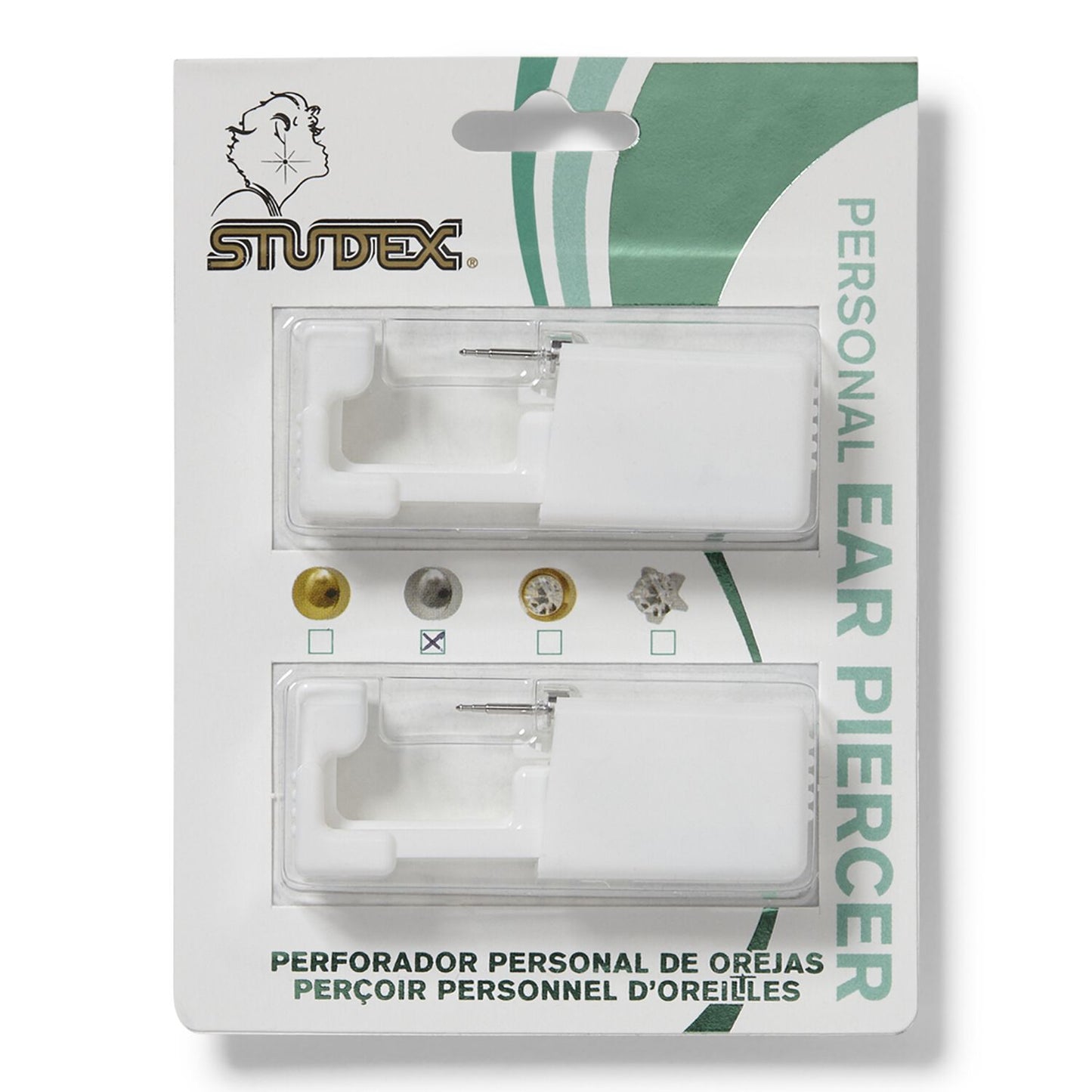 Studex Personal Ear Piercer With Stainless Steel Traditional Ball