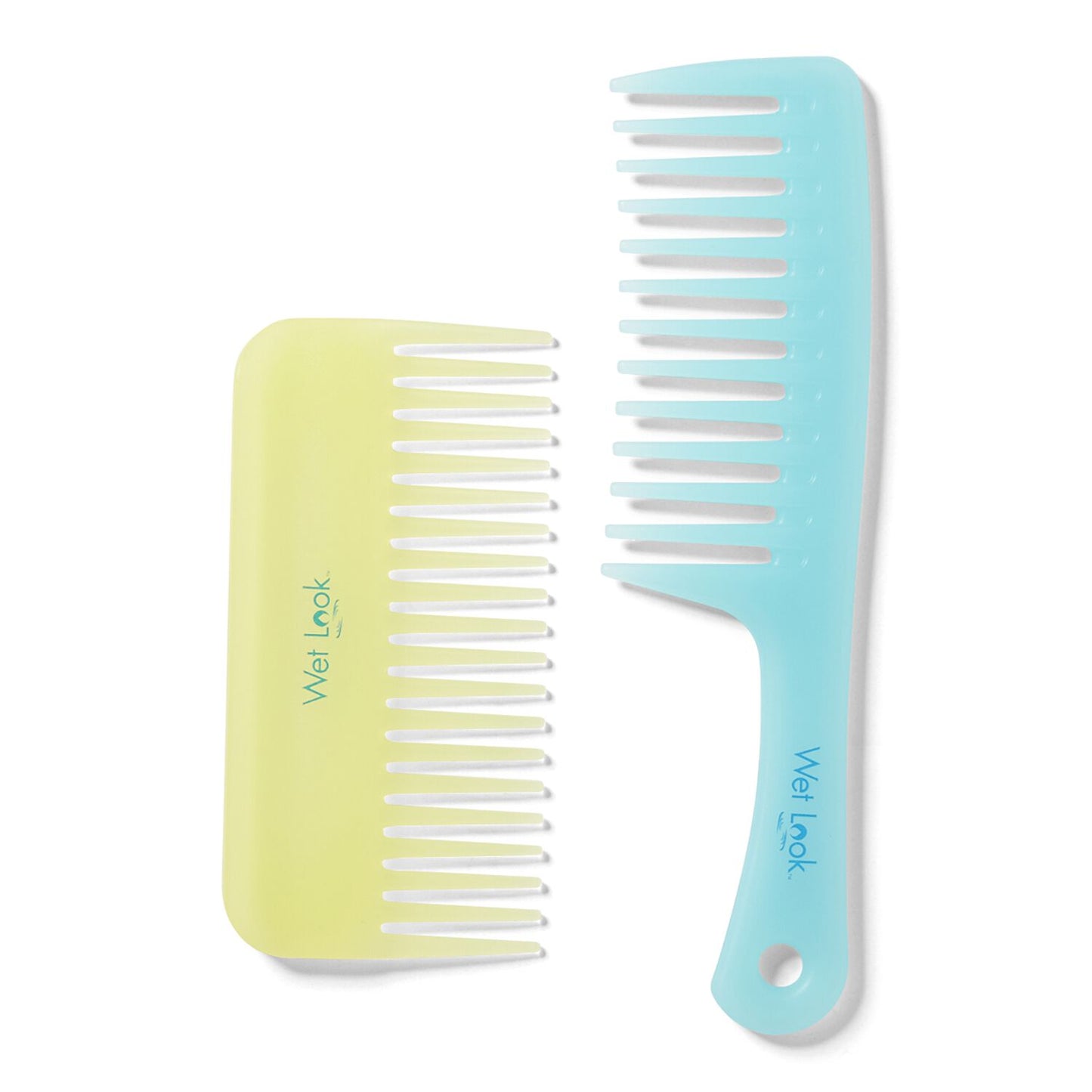 Plugged In Wet Look Shower and Wide Tooth Comb Set