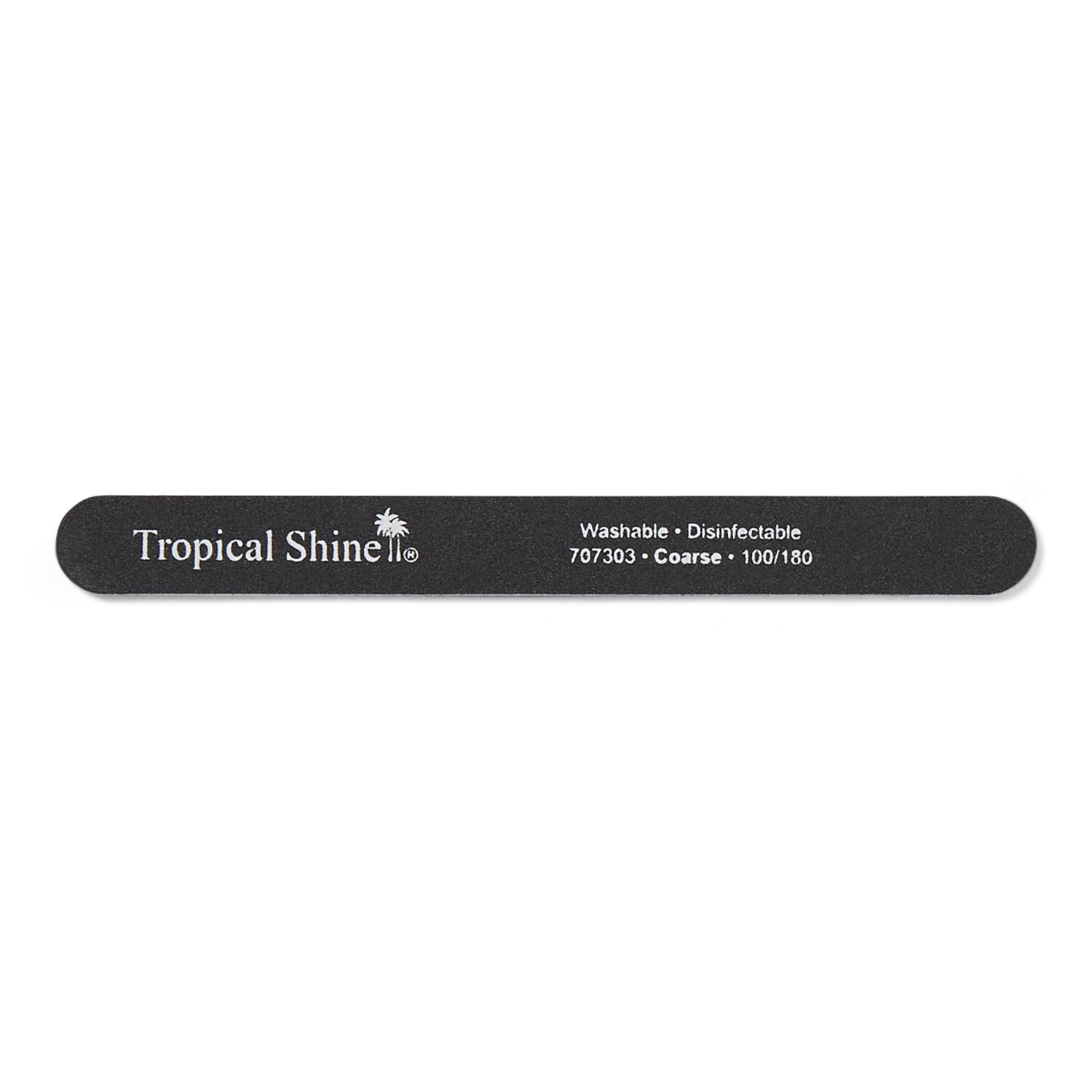 Tropical Shine Black Cushion Nail File Coarse 100/180