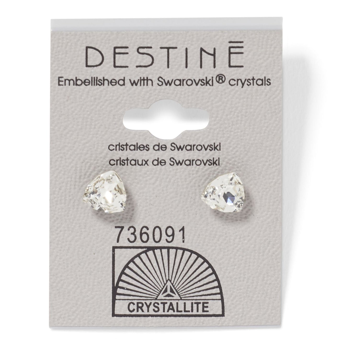 Crystallite Destine Trillian Crystal Earrings