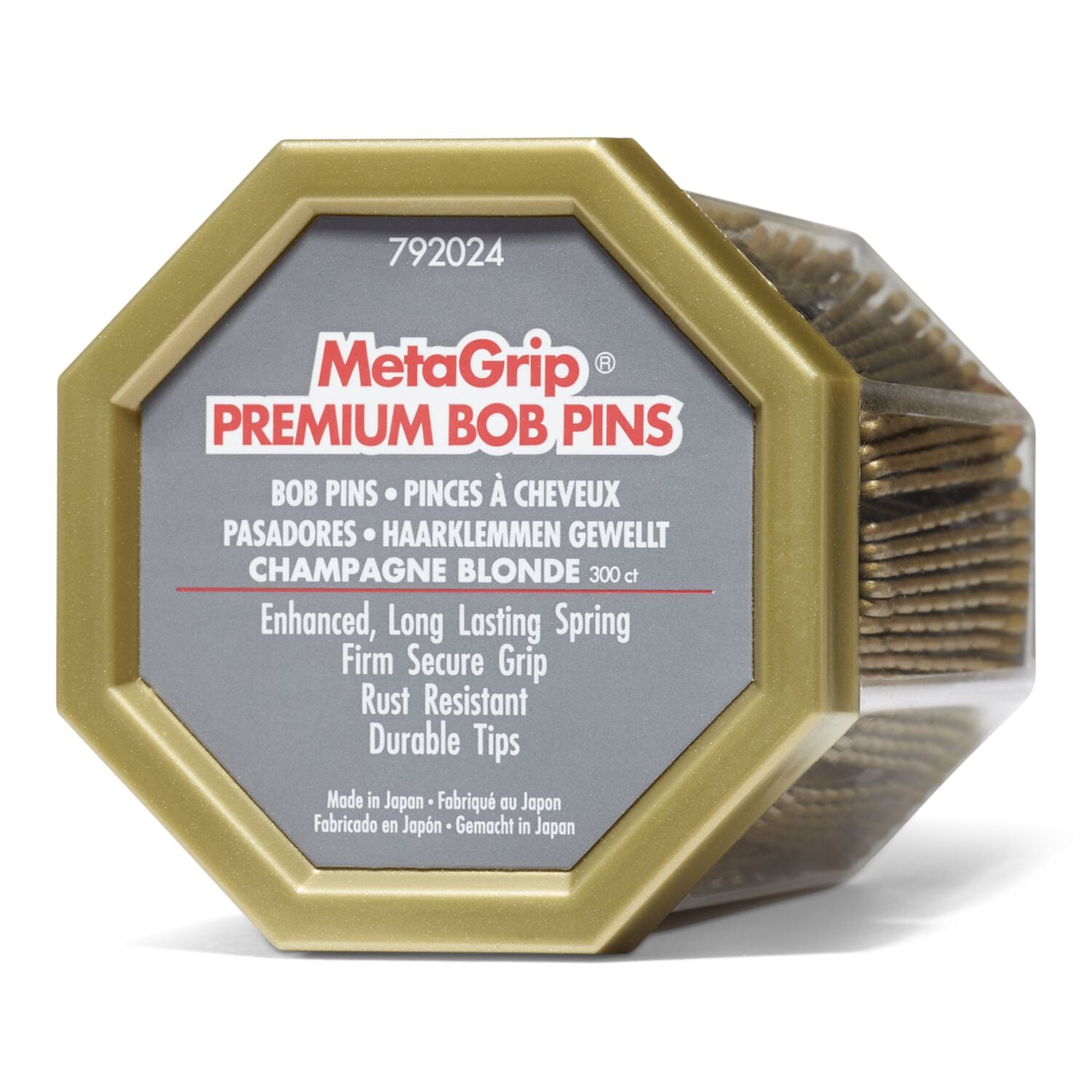 MetaGrip Blonde Premium Bobby Pins