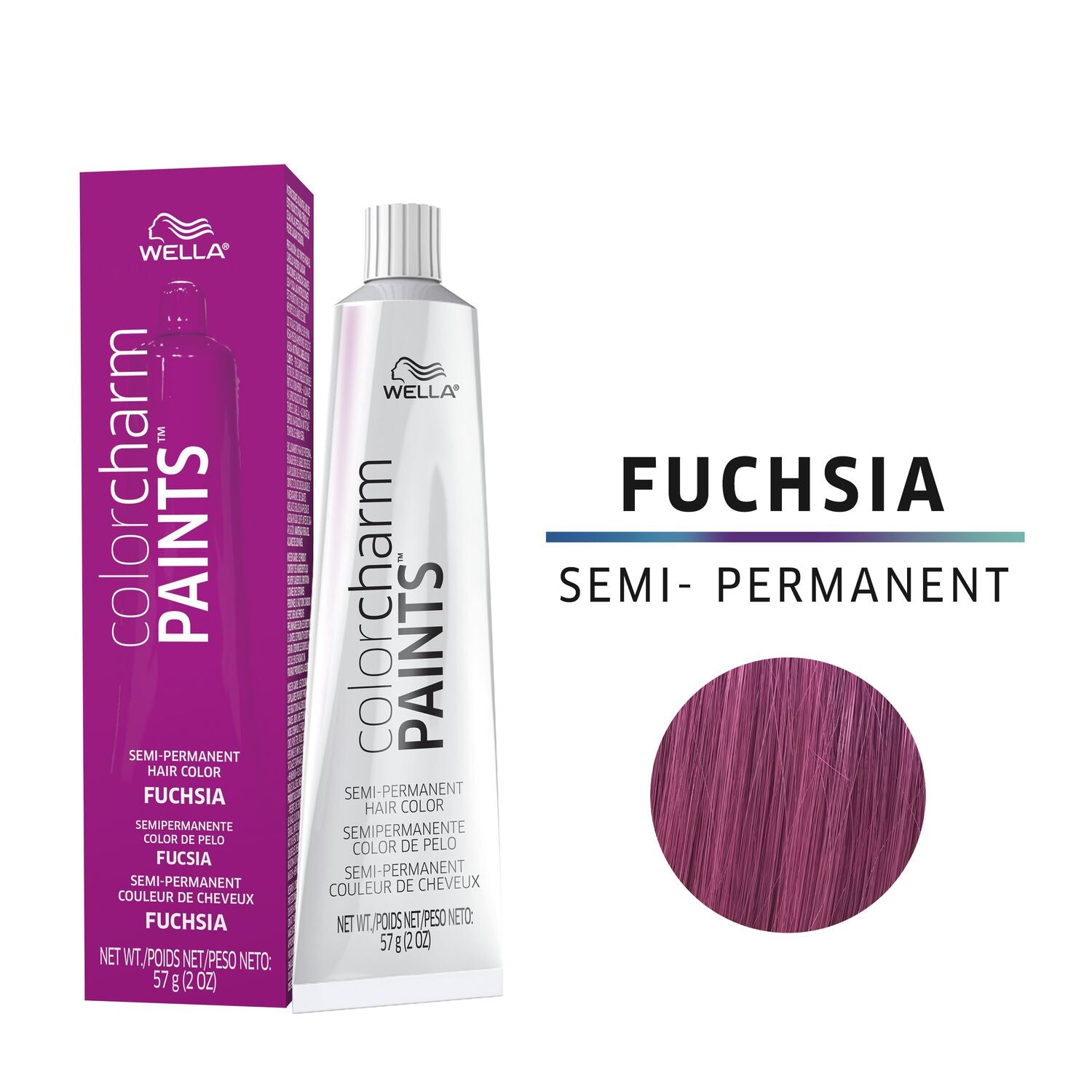 Color Charm  by   Wella Paints Fuchsia Semi Permanent Hair Color