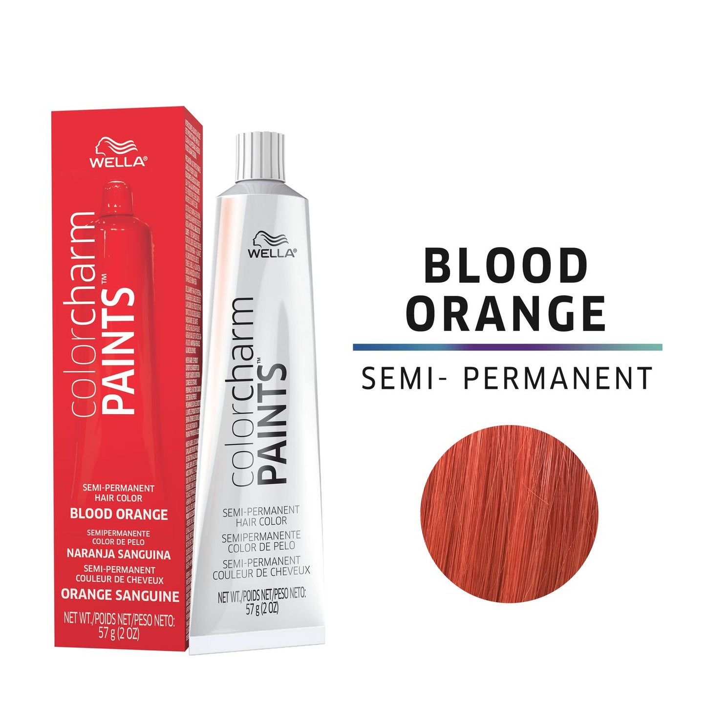 Color Charm  by   Wella Paints Blood Orange Semi Permanent Hair Color