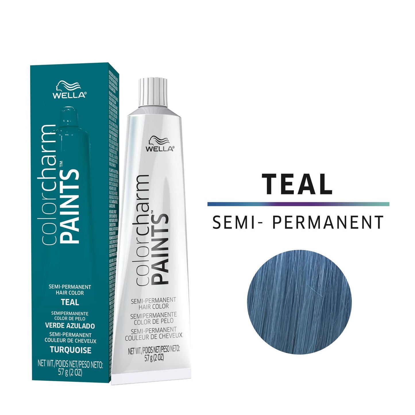 Color Charm  by   Wella Paints Teal Semi Permanent Hair Color