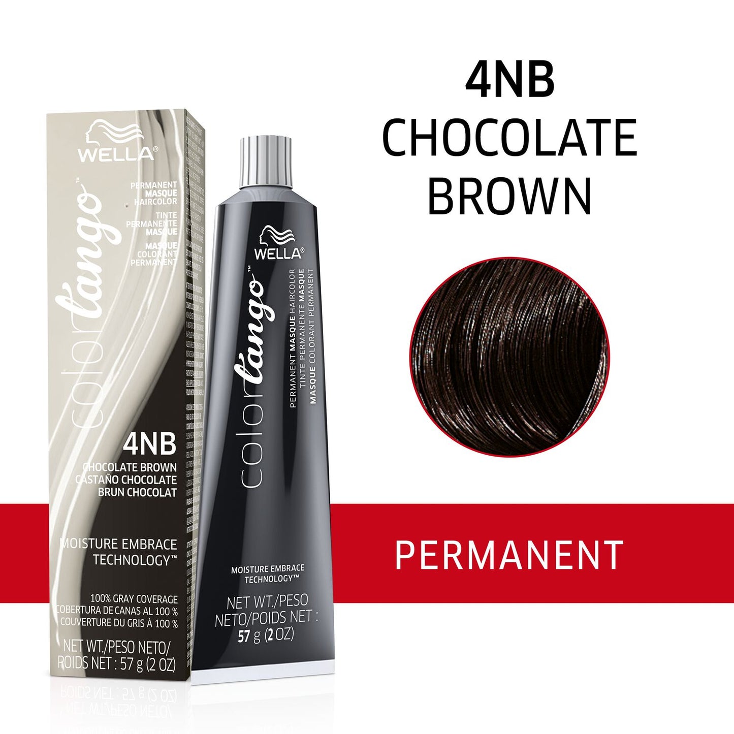 Color Tango  by   Wella 4NB Chocolate Brown Permanent Masque Hair Color