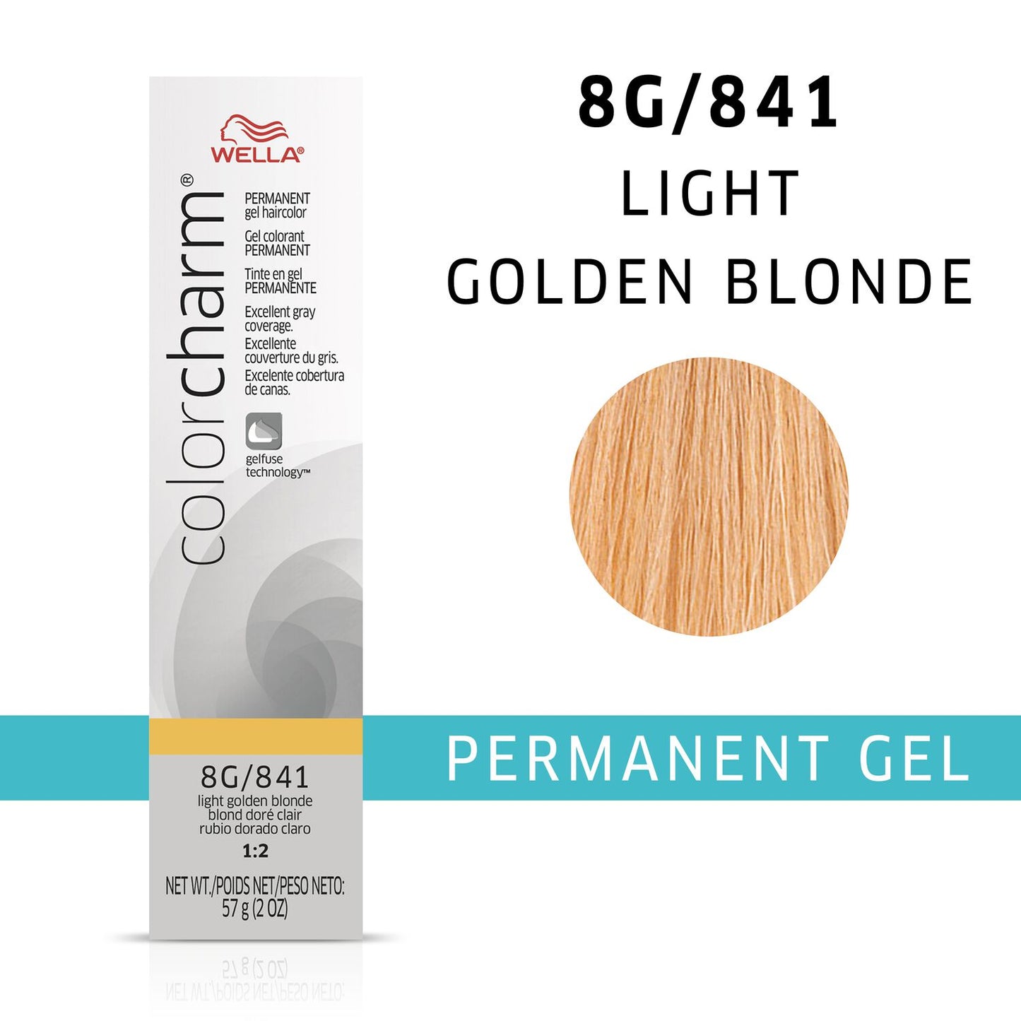 Color Charm  by   Wella Color Charm Tube 841Light Golden Blonde