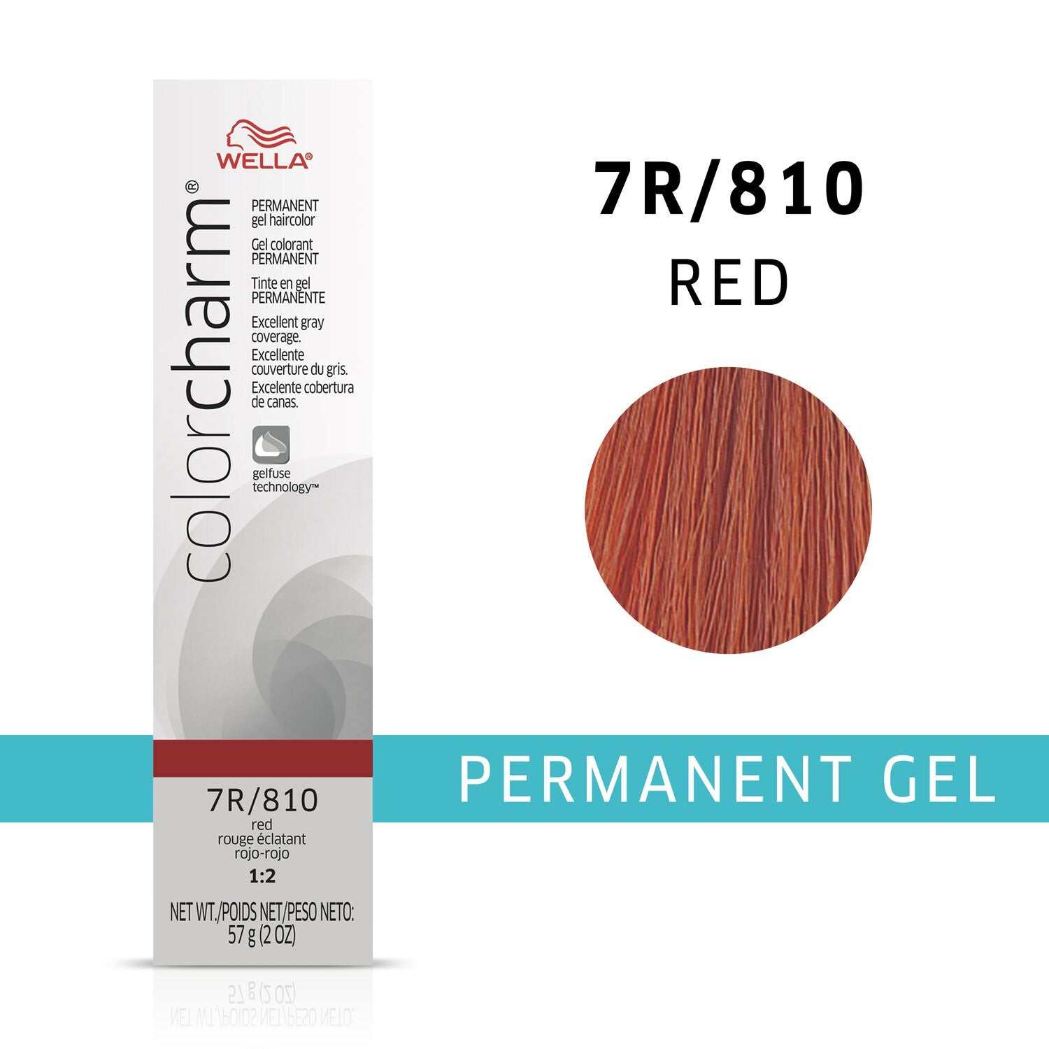 Color Charm  by   Wella Color Charm Tube 810T/7R Red-Red