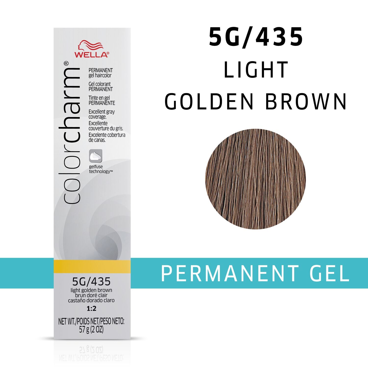 Color Charm  by   Wella Color Charm Tube 435/5G Light Golden Brown