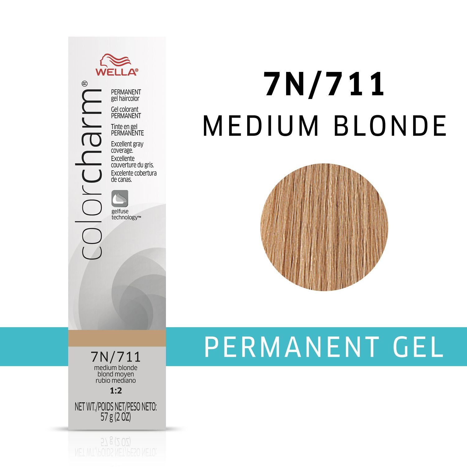 Color Charm  by   Wella Color Charm Tube 711/7N Medium Blonde