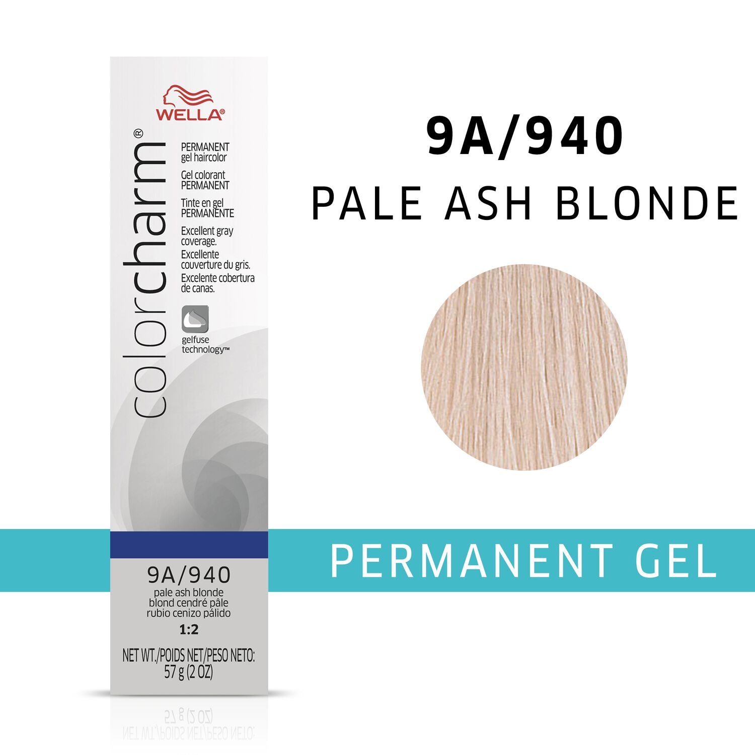 Color Charm  by   Wella Color Charm Tube 940/9A Pale Ash Blonde