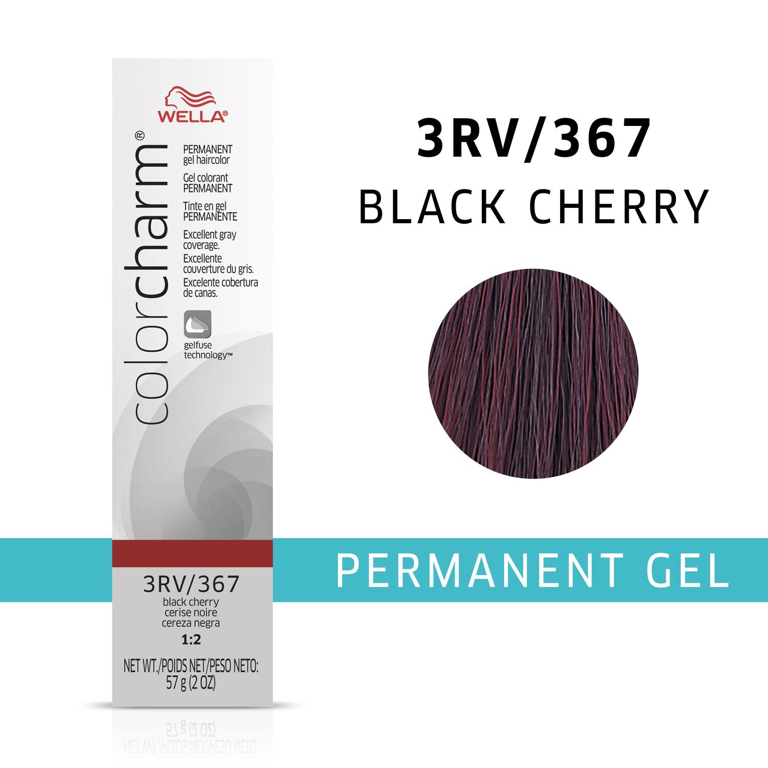 Color Charm  by   Wella Color Charm Tube 367/3RV Black Cherry