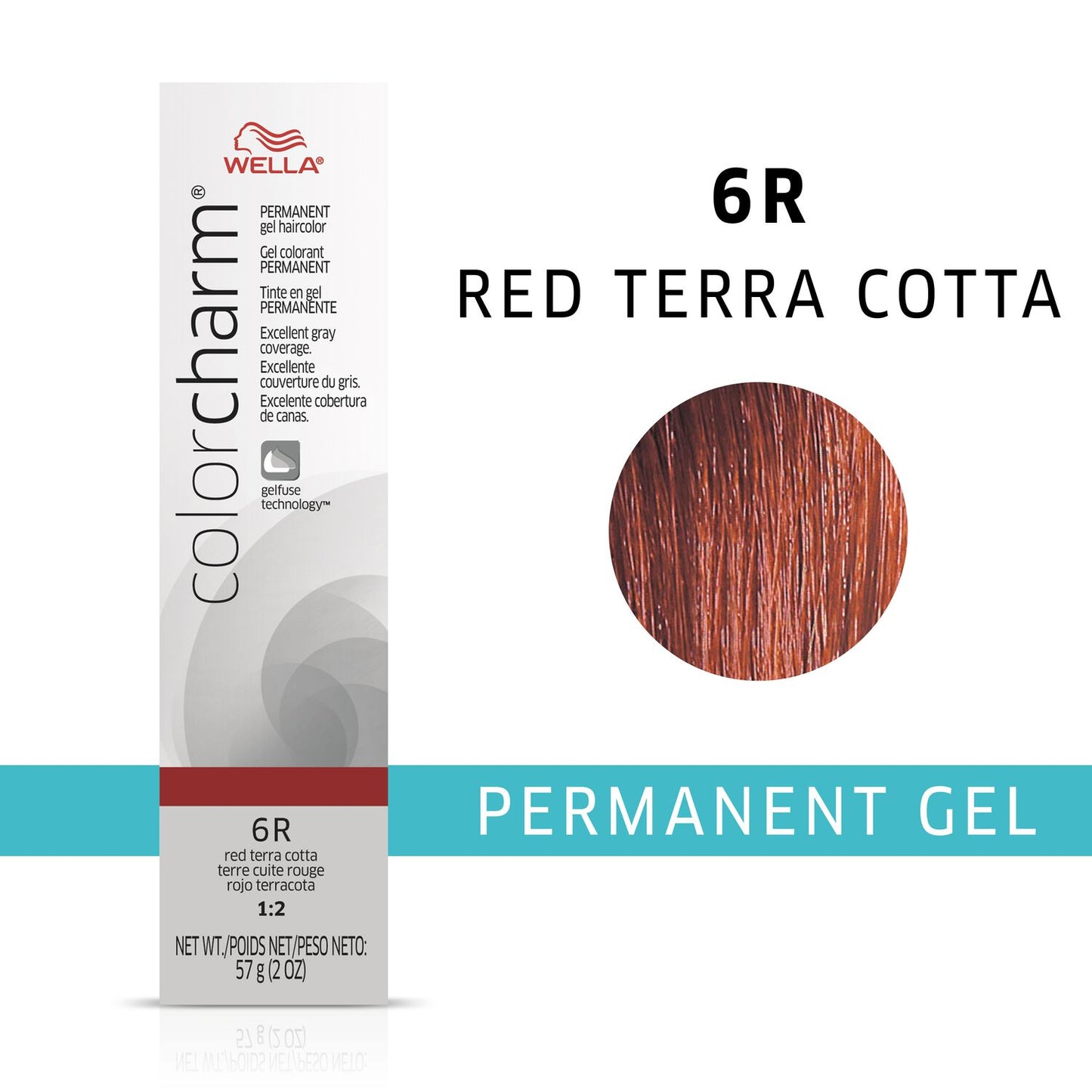 Color Charm  by   Wella Red Terra Cotta ColorCharm® Gel Permanent Hair Color