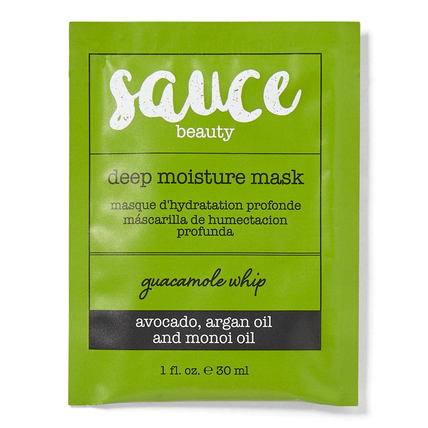 Sauce Beauty Guacamole Whip Deep Moisture Hair Mask Packette
