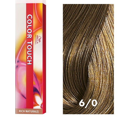 Wella Color Touch 6/0 Dark Blonde/Natural 2oz