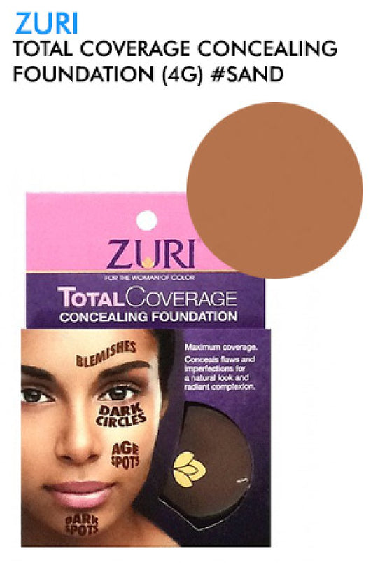 ZURI-6 Total Coverage Concealing Foundation(4g) Sand
