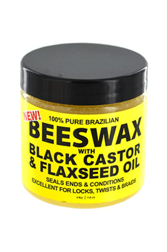 Eco Styler-86 Black Castor & Flaxseed Oil BeeWax (4oz)