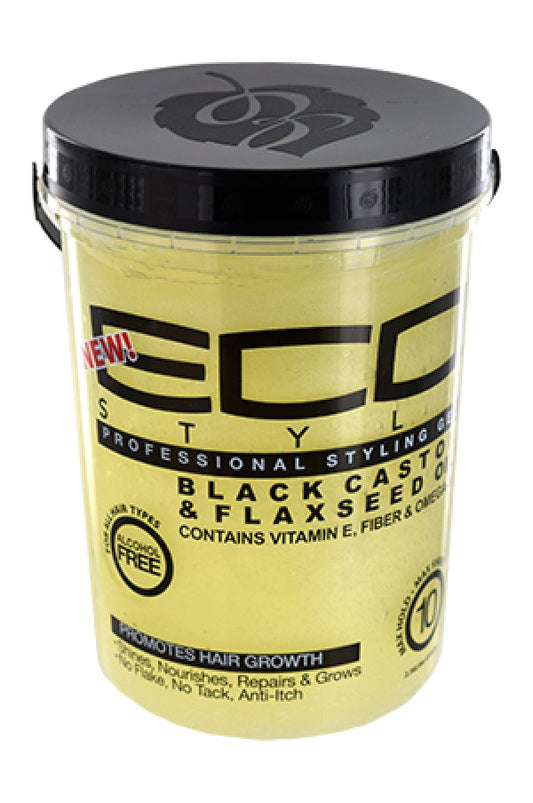 Eco Styler-90 Black Castor & Flaxseed Oil Gel (5lbs)