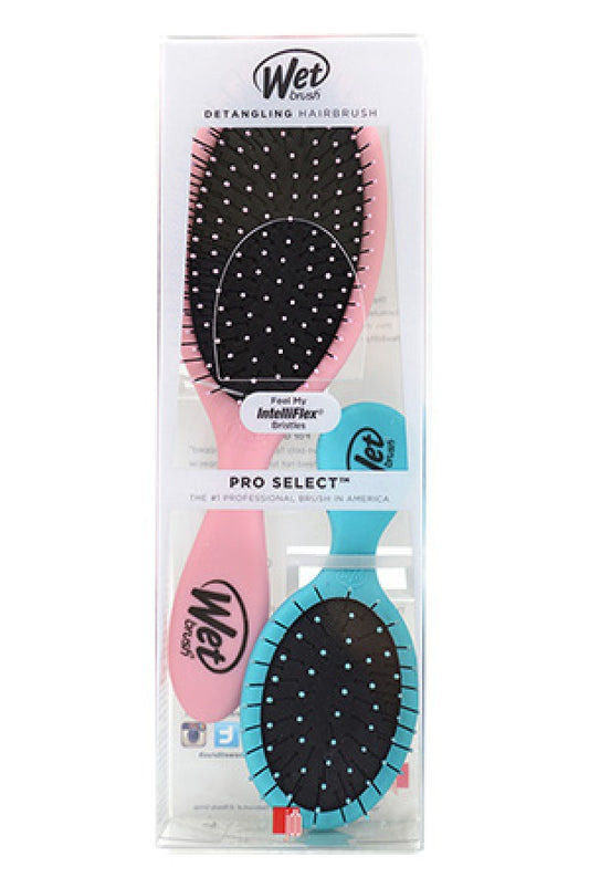 ZWP830PKLP The Wet Brush DUO Combo (Paddle,Cherry Cotton Candy) -pc